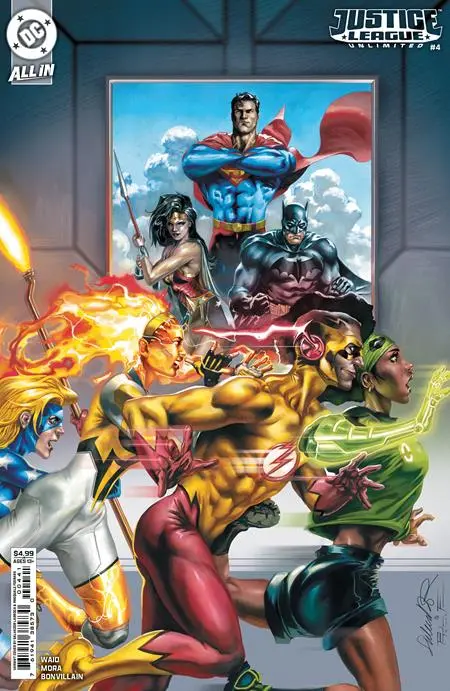 Justice League Unlimited #4 Cvr D Salvador Larroca Card Stock Var 1