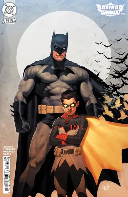 Batman And Robin #18 Cvr B Ariel Olivetti Card Stock Var 1