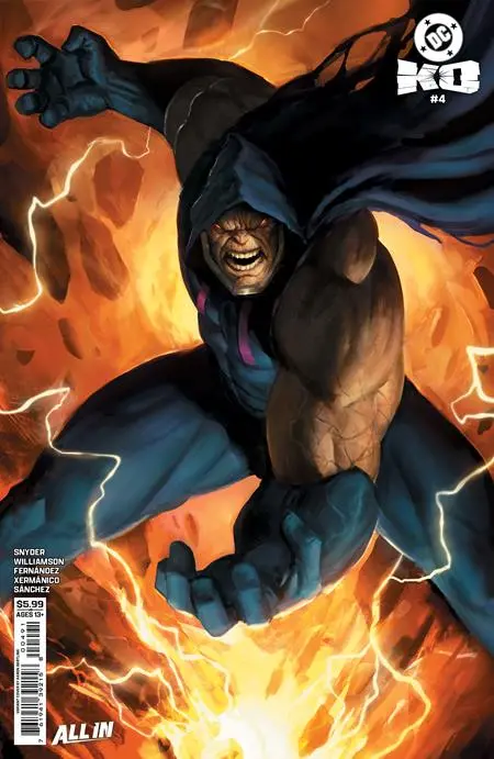 Dc K.O. #4 (Of 5) Cvr F Aaron Bartling Darkseid Card Stock Var 1