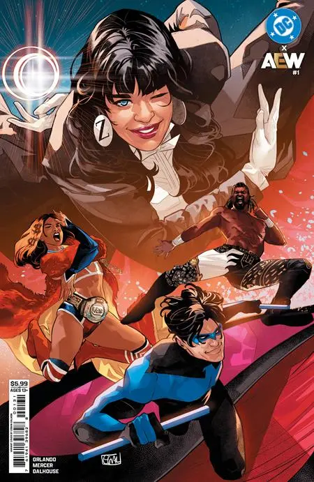 Dc X Aew #1 (Of 2) Cvr C Edwin Galmon Card Stock Var 1
