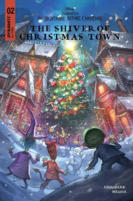 Tim Burtons The Nightmare Before Christmas The Shiver Of Christmas Town #2 Cvr C Alan Quah Var 1