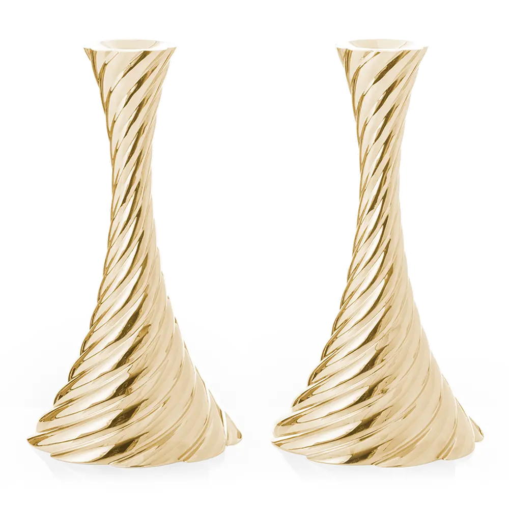 Twist Candleholders- Gold 1