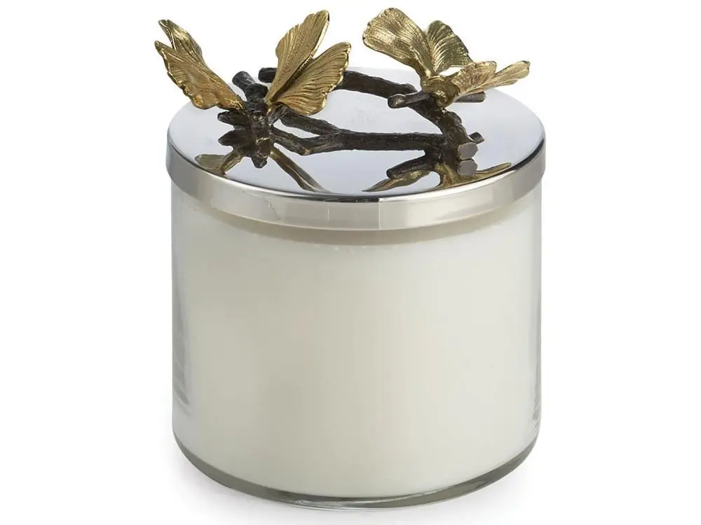 Butterfly Ginkgo Candle 1