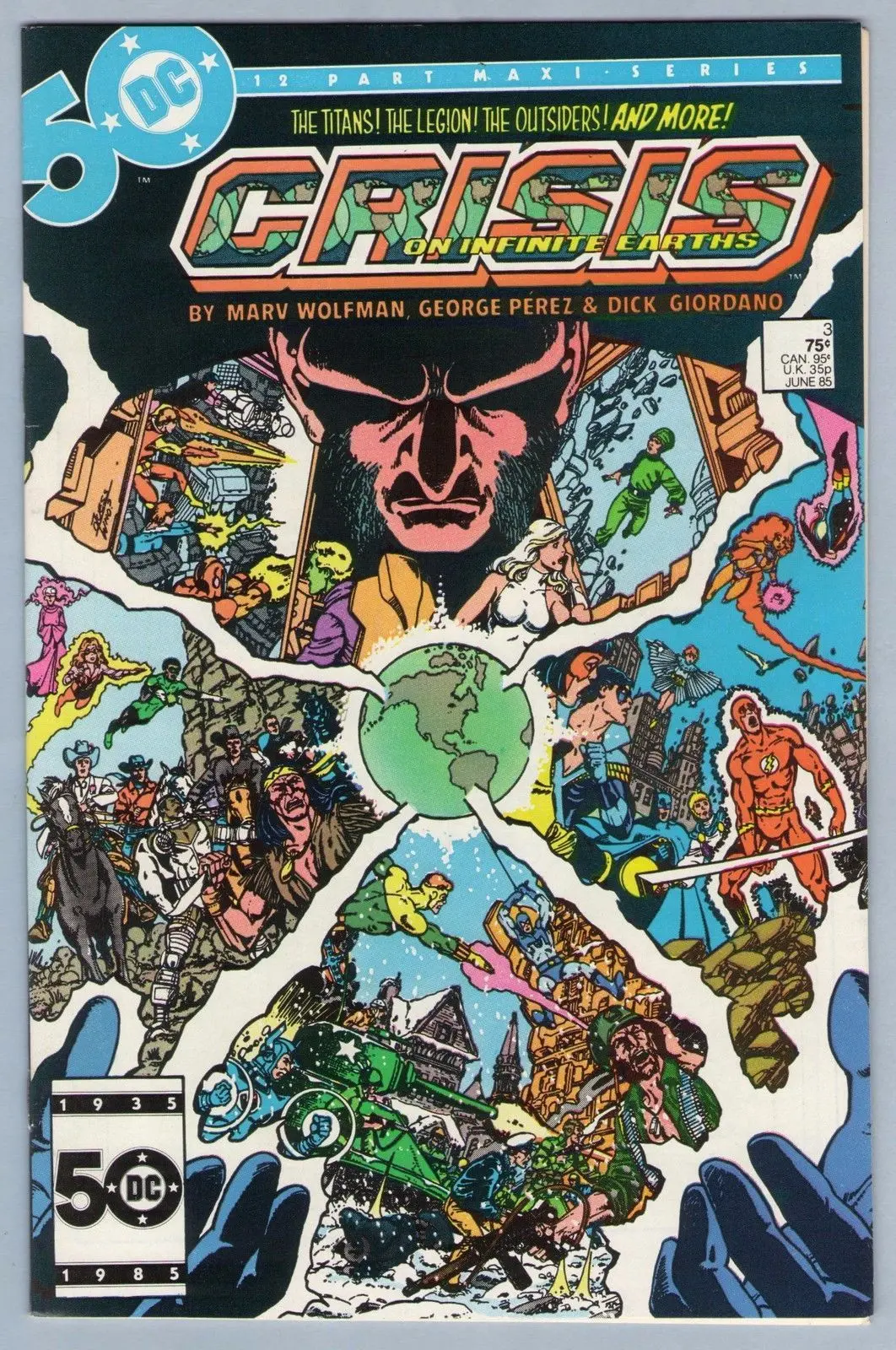Crisis On Infinite Earths 3 (Jun 1985) Nm- (9.2) 1