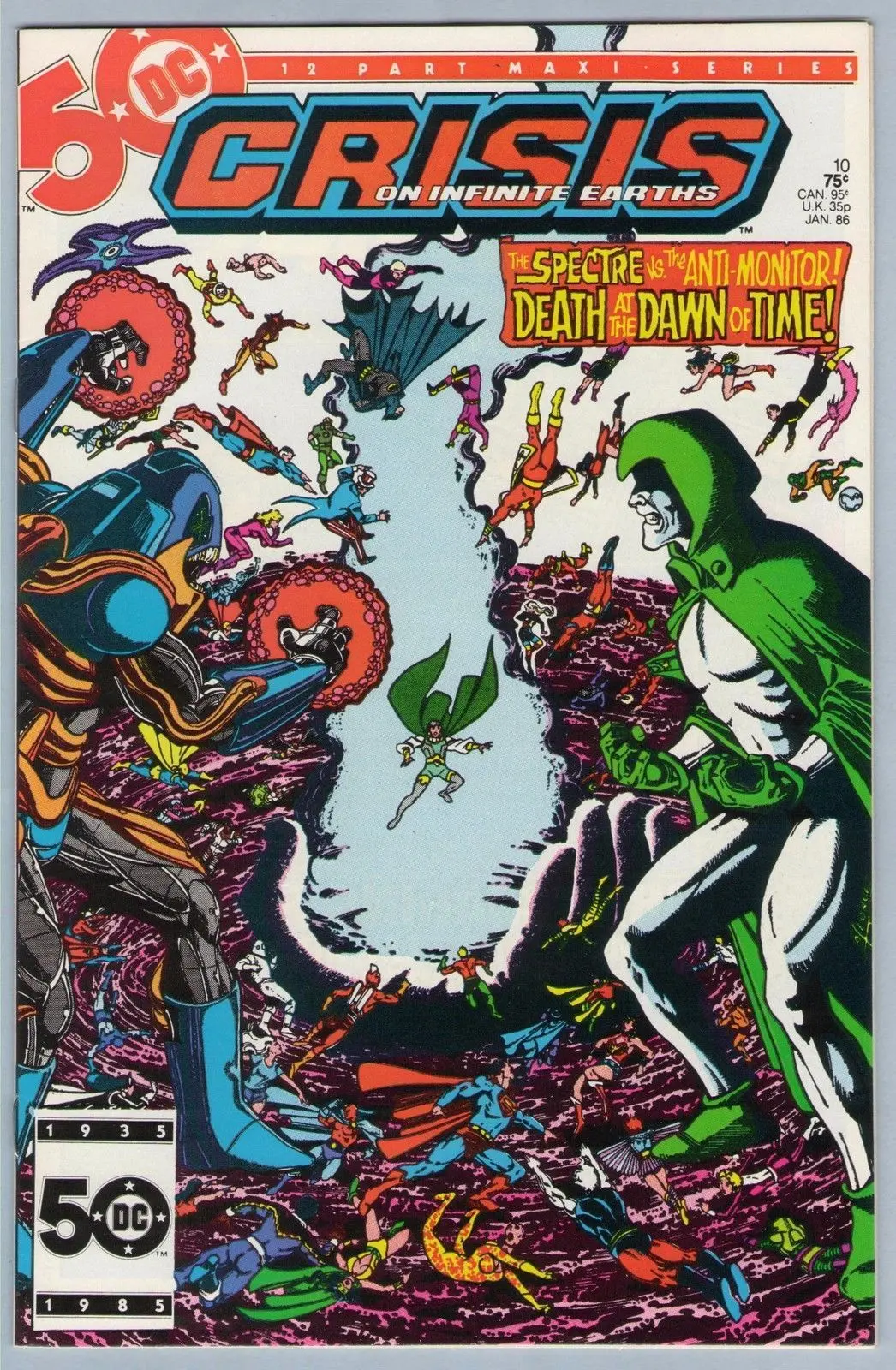Crisis On Infinite Earths 10 (Jan 1986) Nm- (9.2) 1