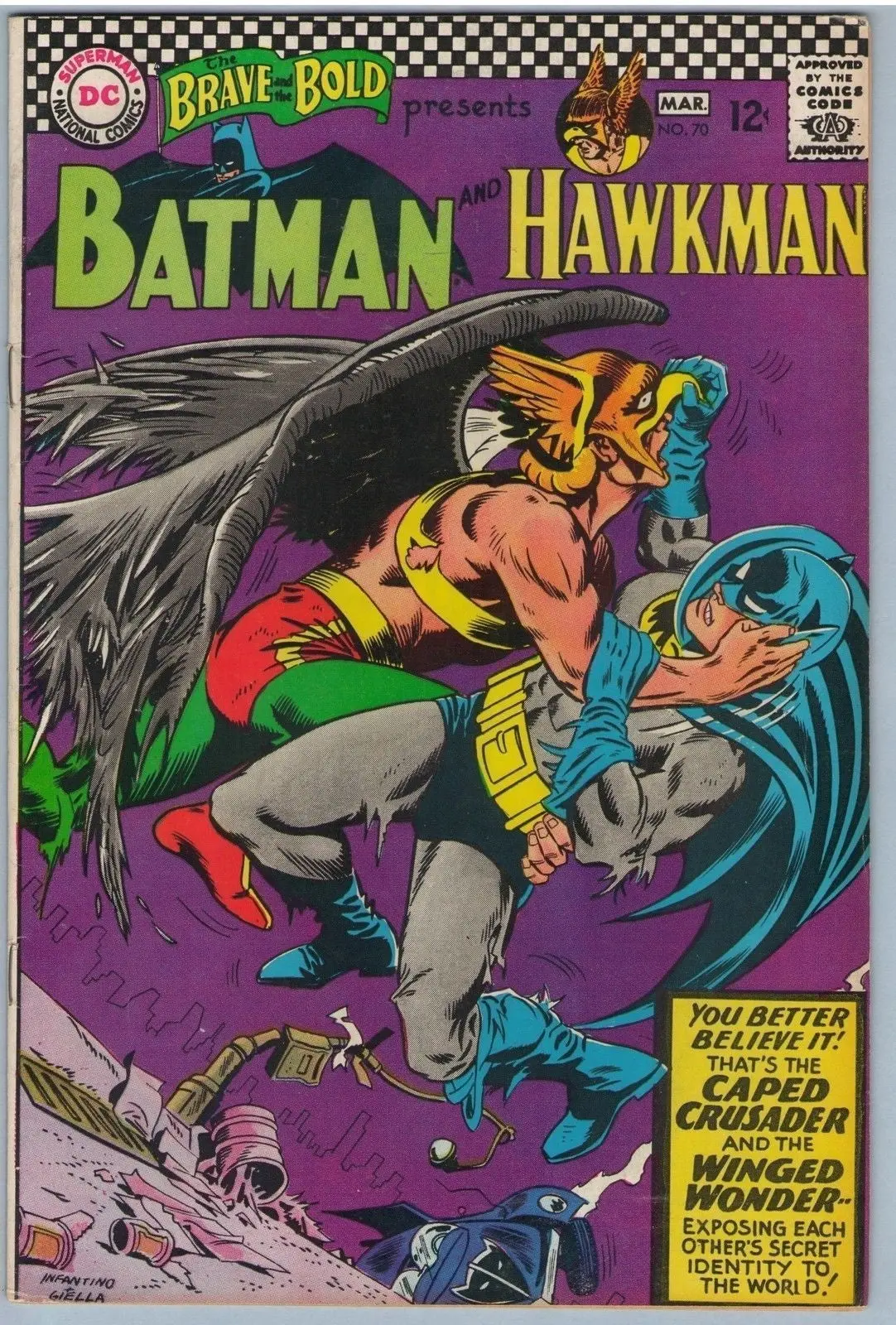 Brave And Bold 70 (Mar 1967) Fi-Vf (7.0) 1