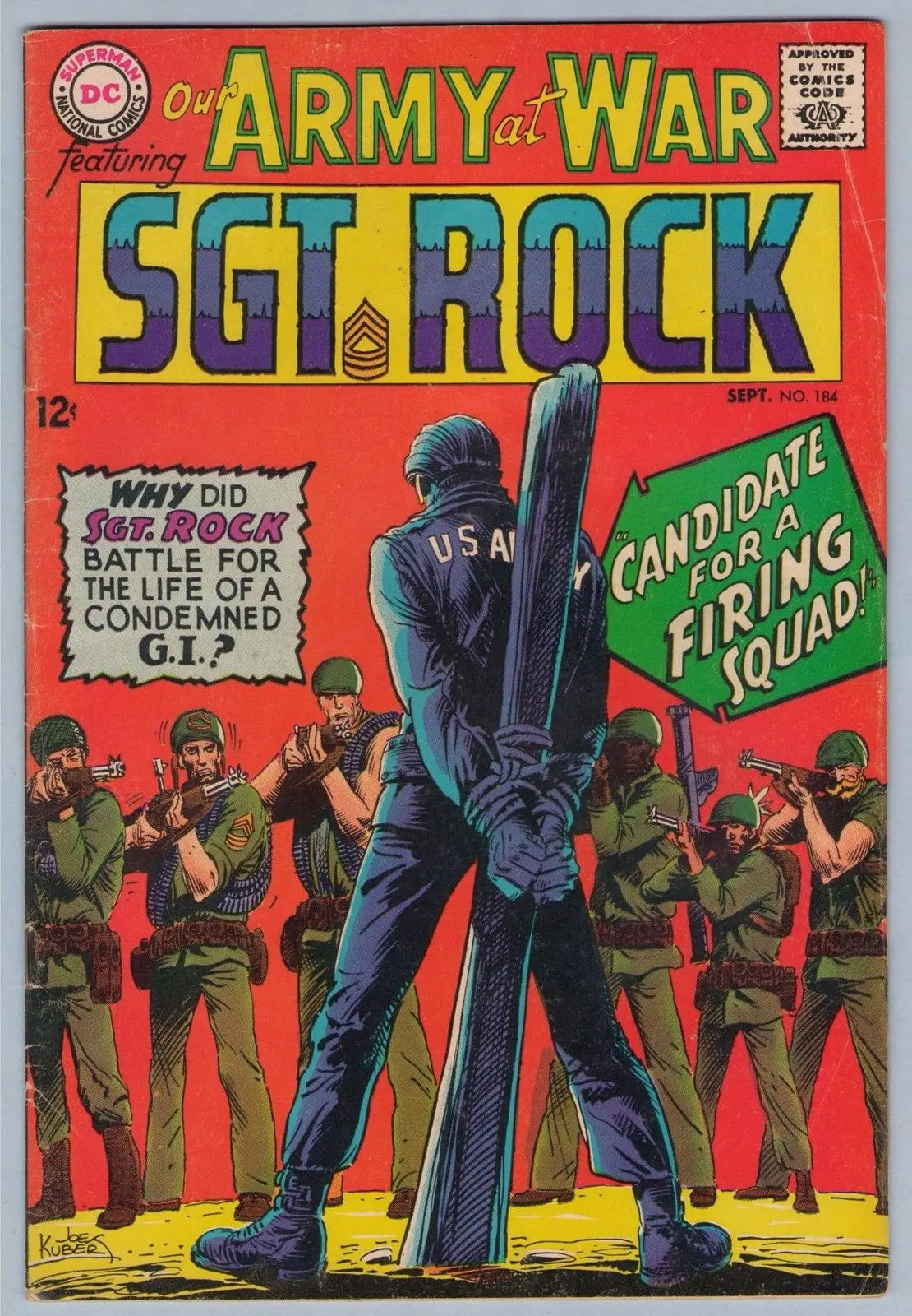 Our Army At War 184 (Sep 1967) Vg+ (4.5) 1