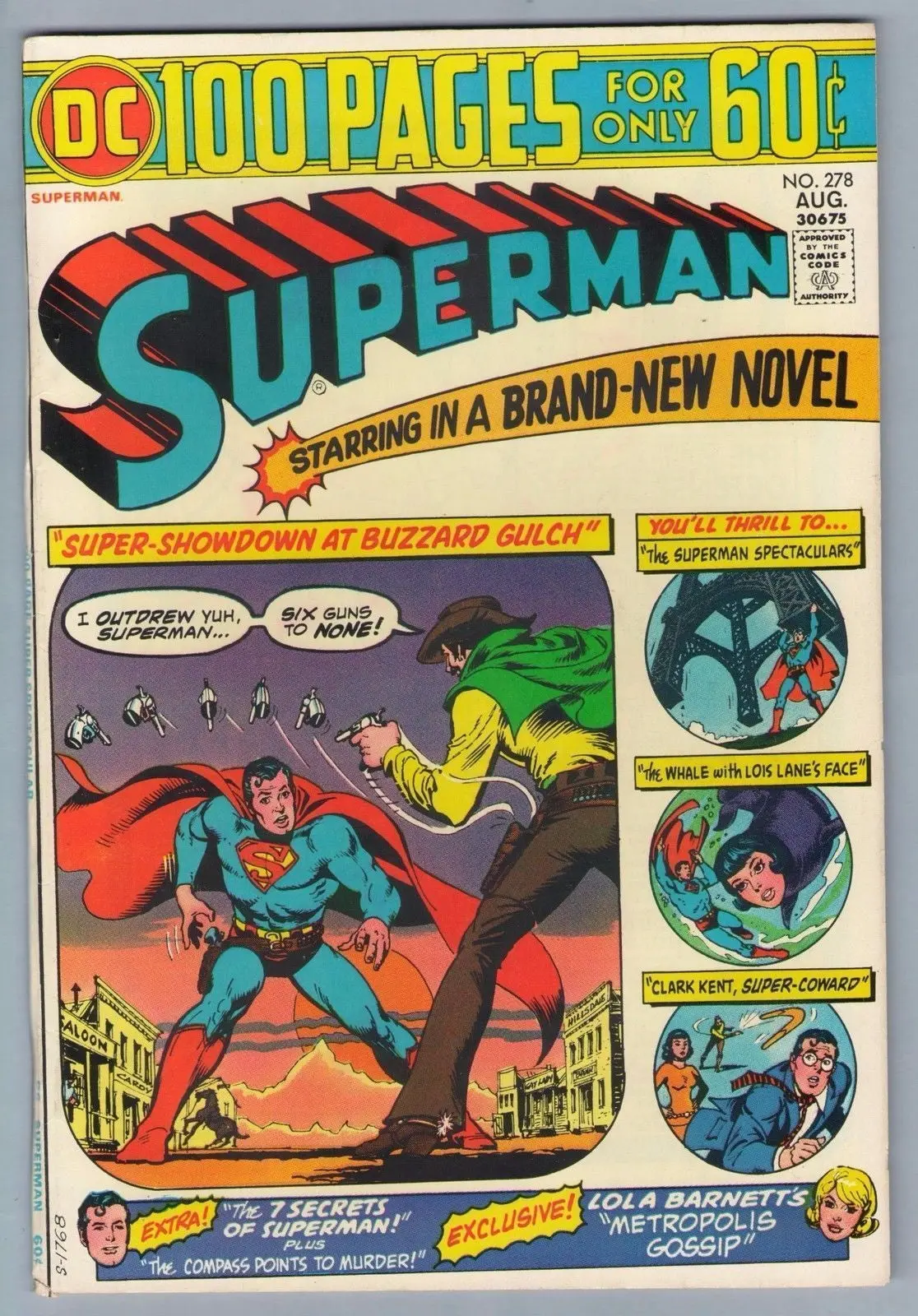 Superman 278 (Aug 1974) Vf (8.0) 1