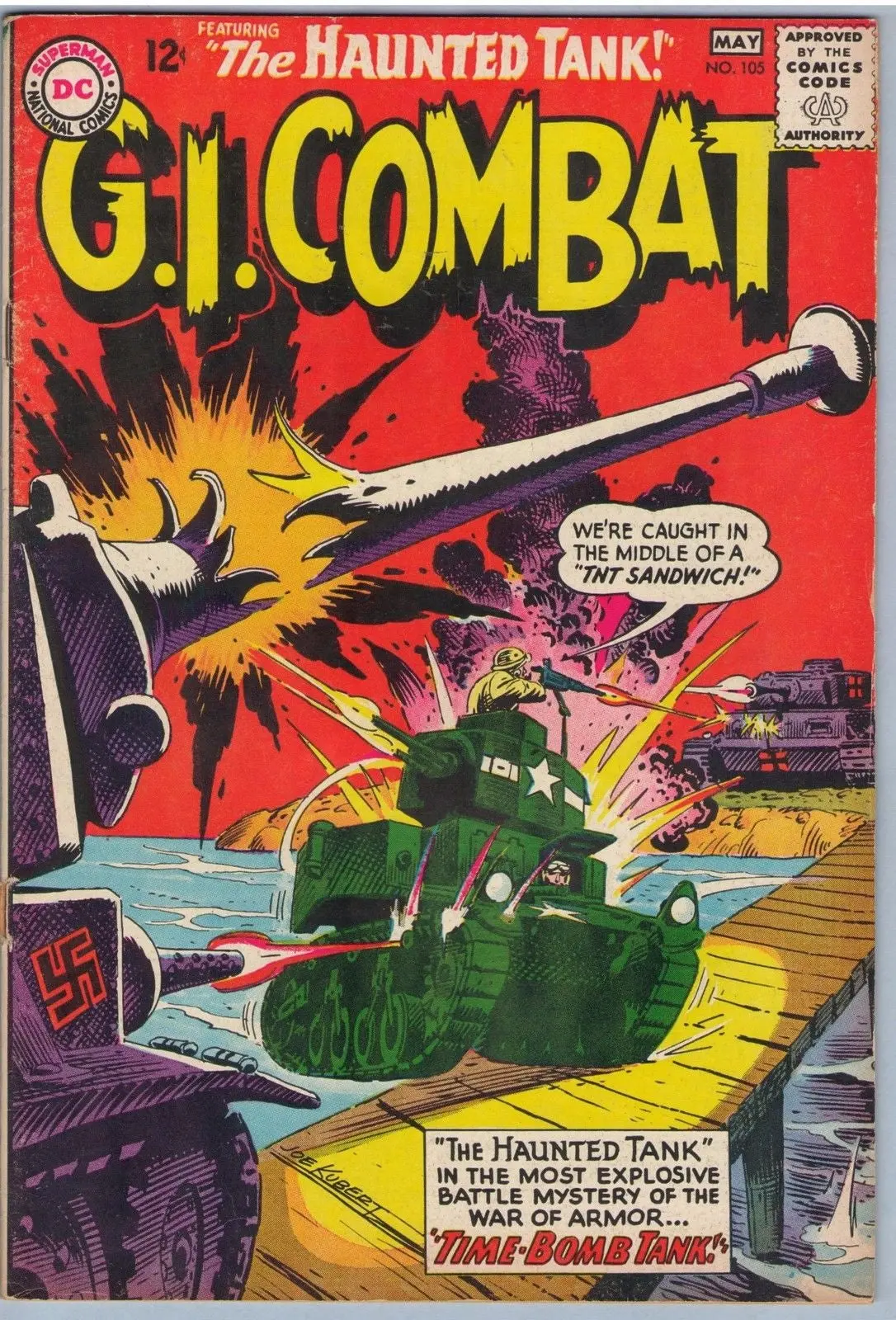 G.I. Combat 105 (May 1964) Vg- (3.5) 1