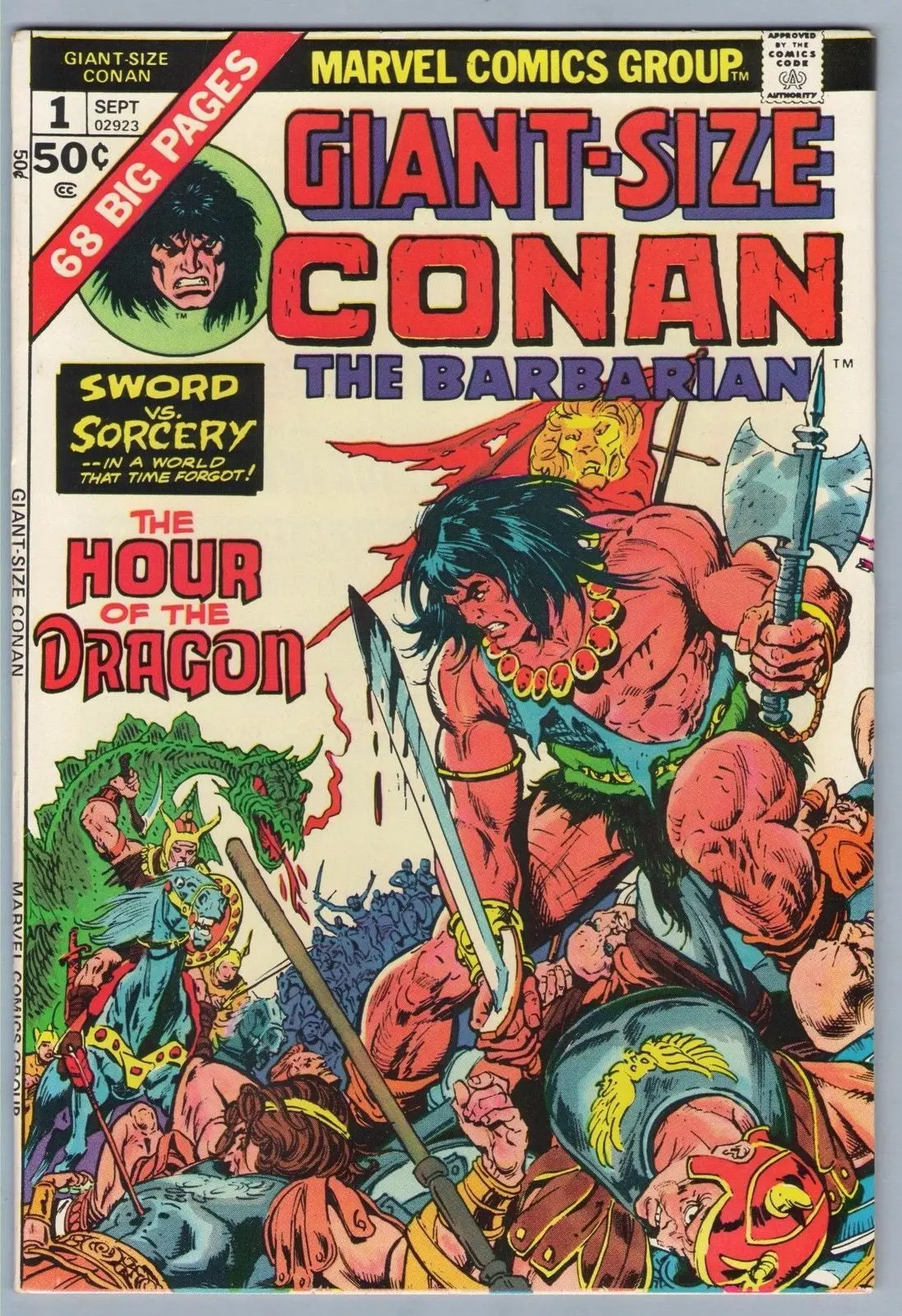 Giant-Size Conan 1 (Sep 1974) Vf+ (8.5) 1