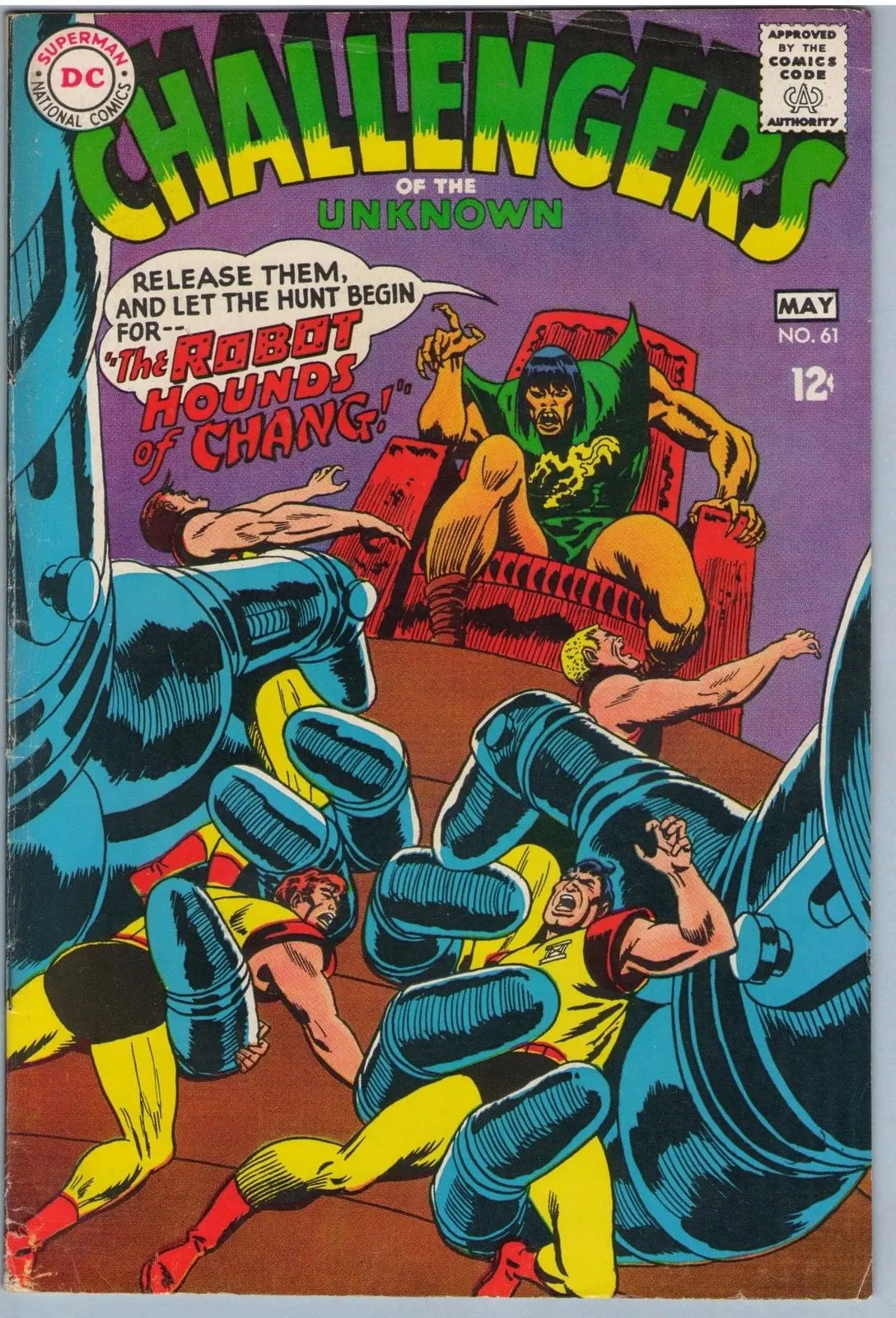 Challengers Of The Unknown 61 (May 1968) Vg+ (4.5) 1
