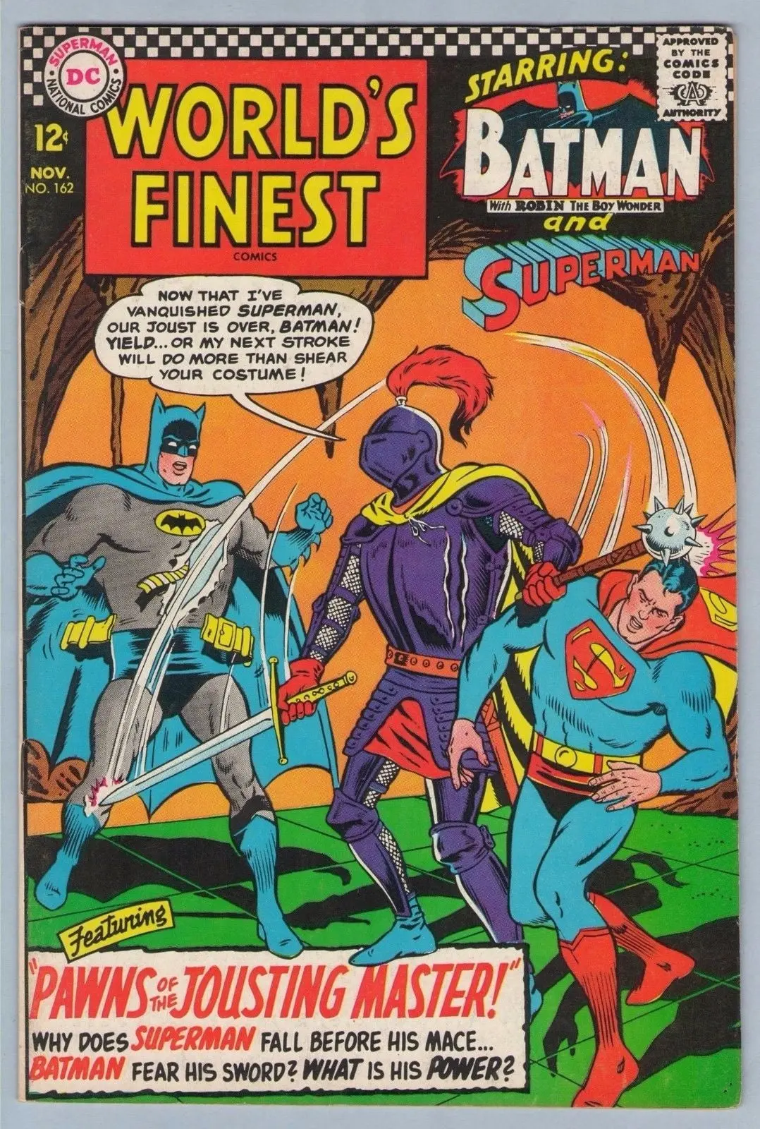 World's Finest 162 (Nov 1966) Vf- (7.5) 1