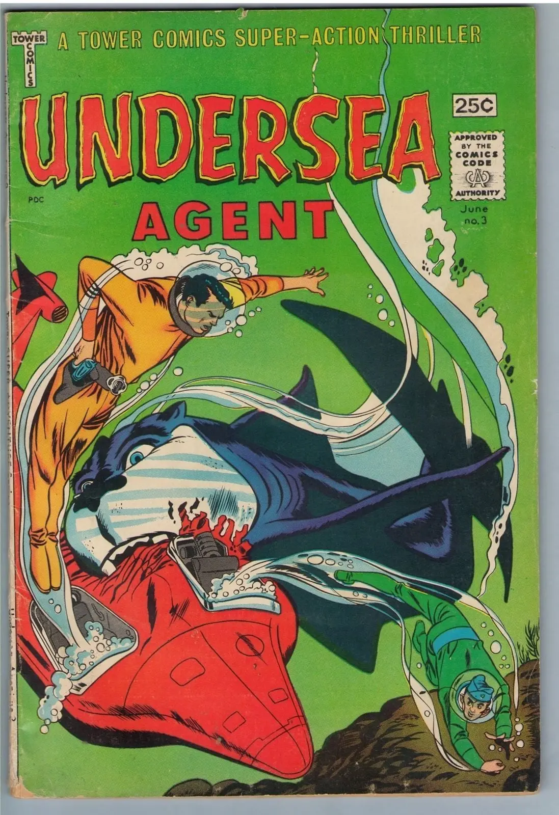 Undersea Agent 3 (Jun 1966) Vg- (3.5) 1