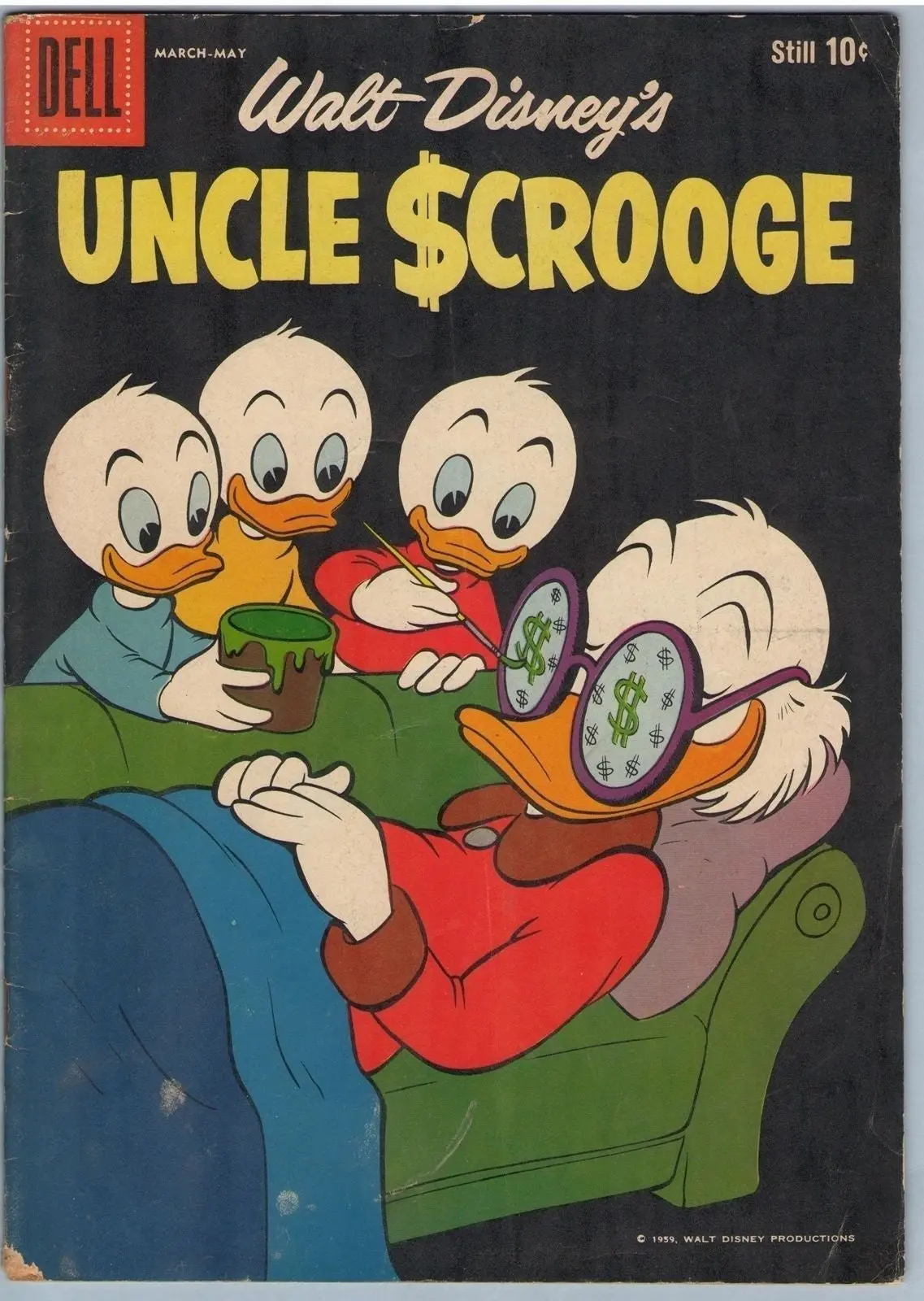 Uncle Scrooge 25 (May 1959) Vg-(3.5) 1