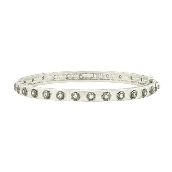 Frieda Rothman Studded Eternity Hinge Bangle 1