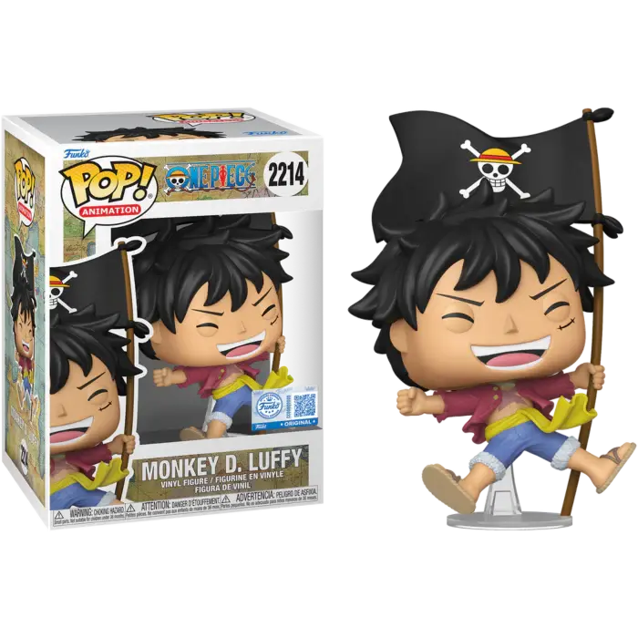 Funko Pop! One Piece Live Action - Monkey D. Luffy With Flag 1