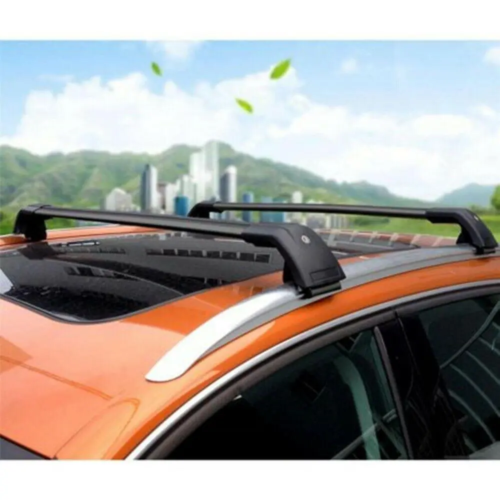 For Hyundai Santa Fe 2018-2020 Luggage Crossbar+Wind Deflector 1