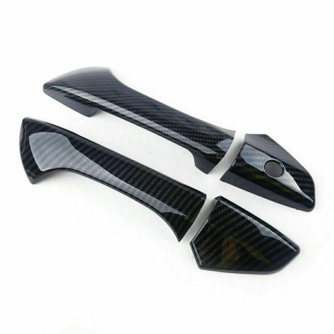 Fit 2008-2012 Honda Accord Coupe Door Handle Covers Trims (Carbon Fiber Print) 1