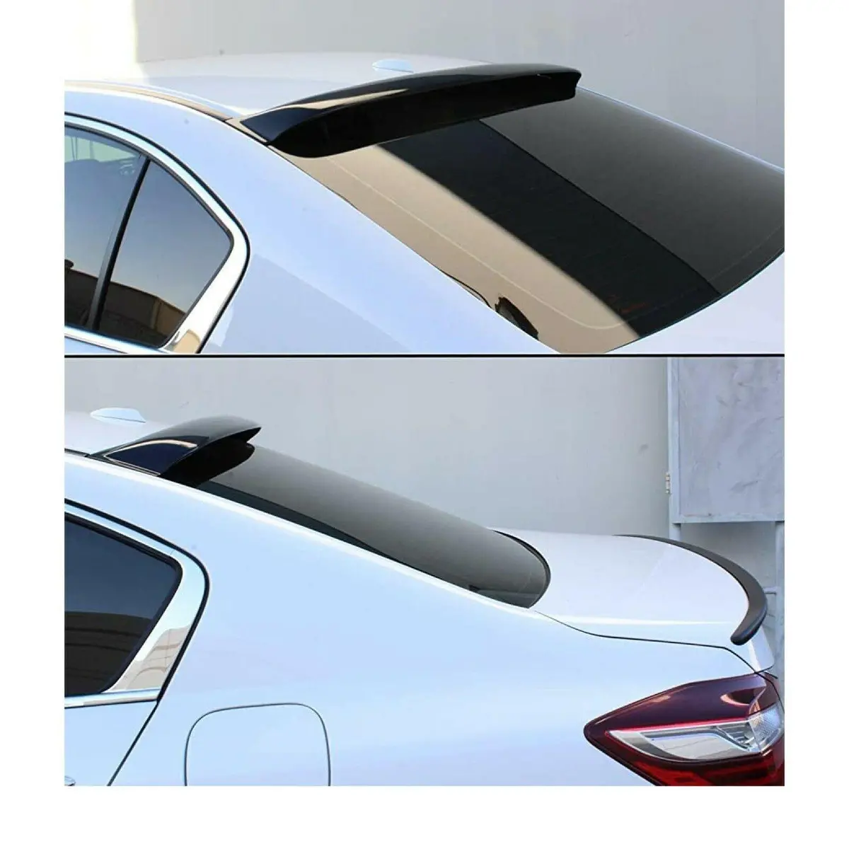 Fit 2013-2017 Honda Accord Sedan Rear Roof Window Spoiler Deflector 1