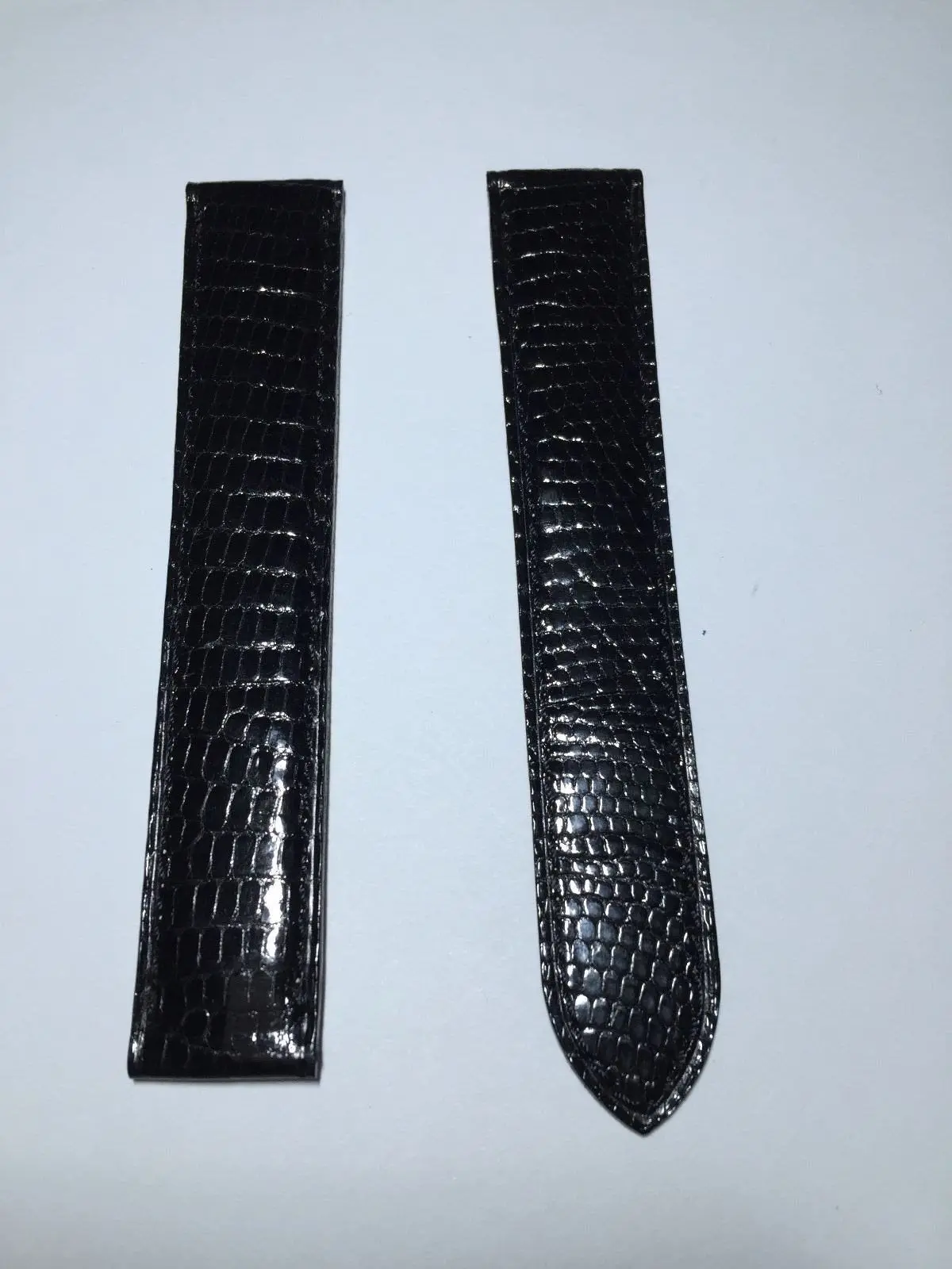 Cartier Deployment Black Lizard Strap Size 17.5/16 1