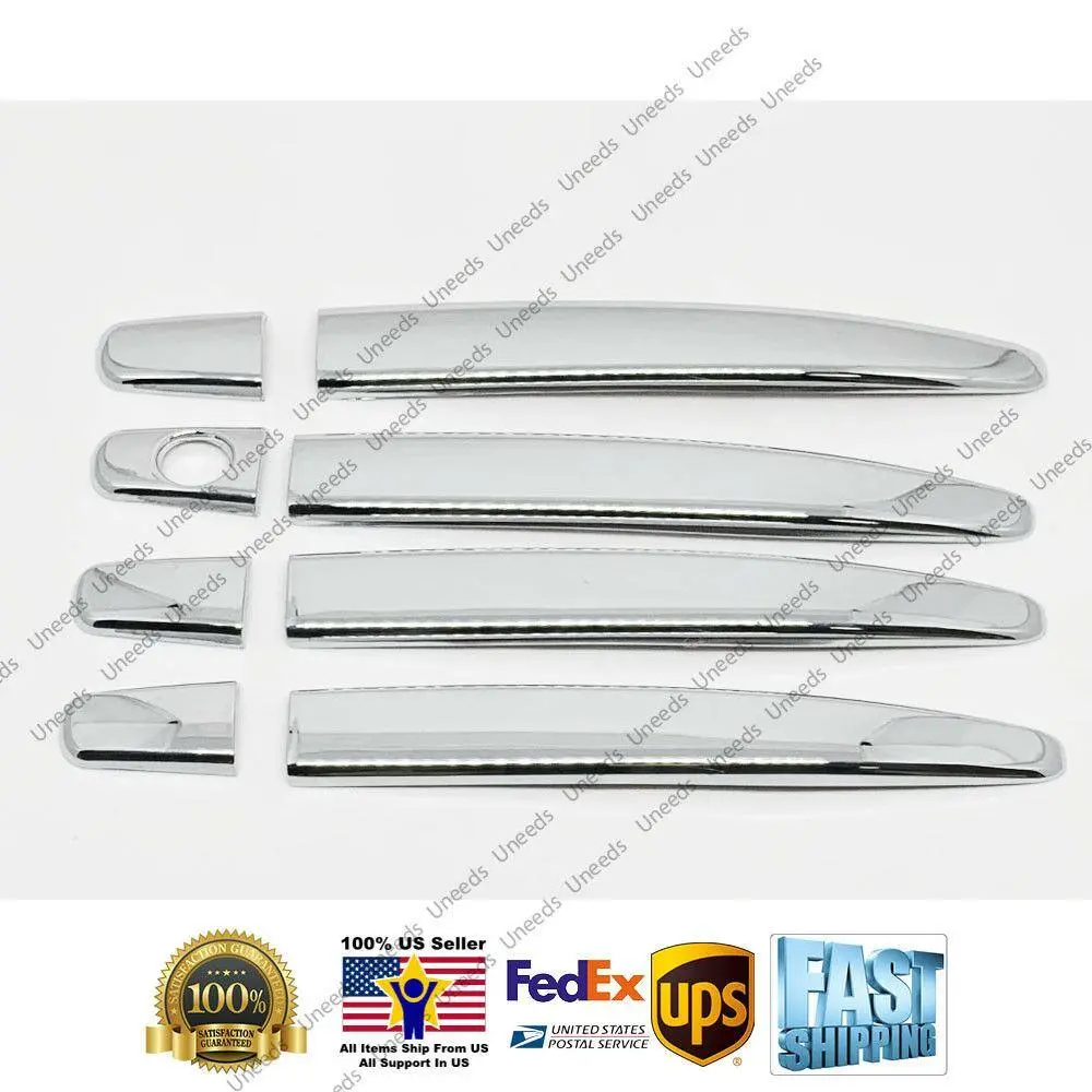 Fit 2007-2011 Toyota Camry Highlander Door Handle Cover Trims (Mirror Chrome) 1