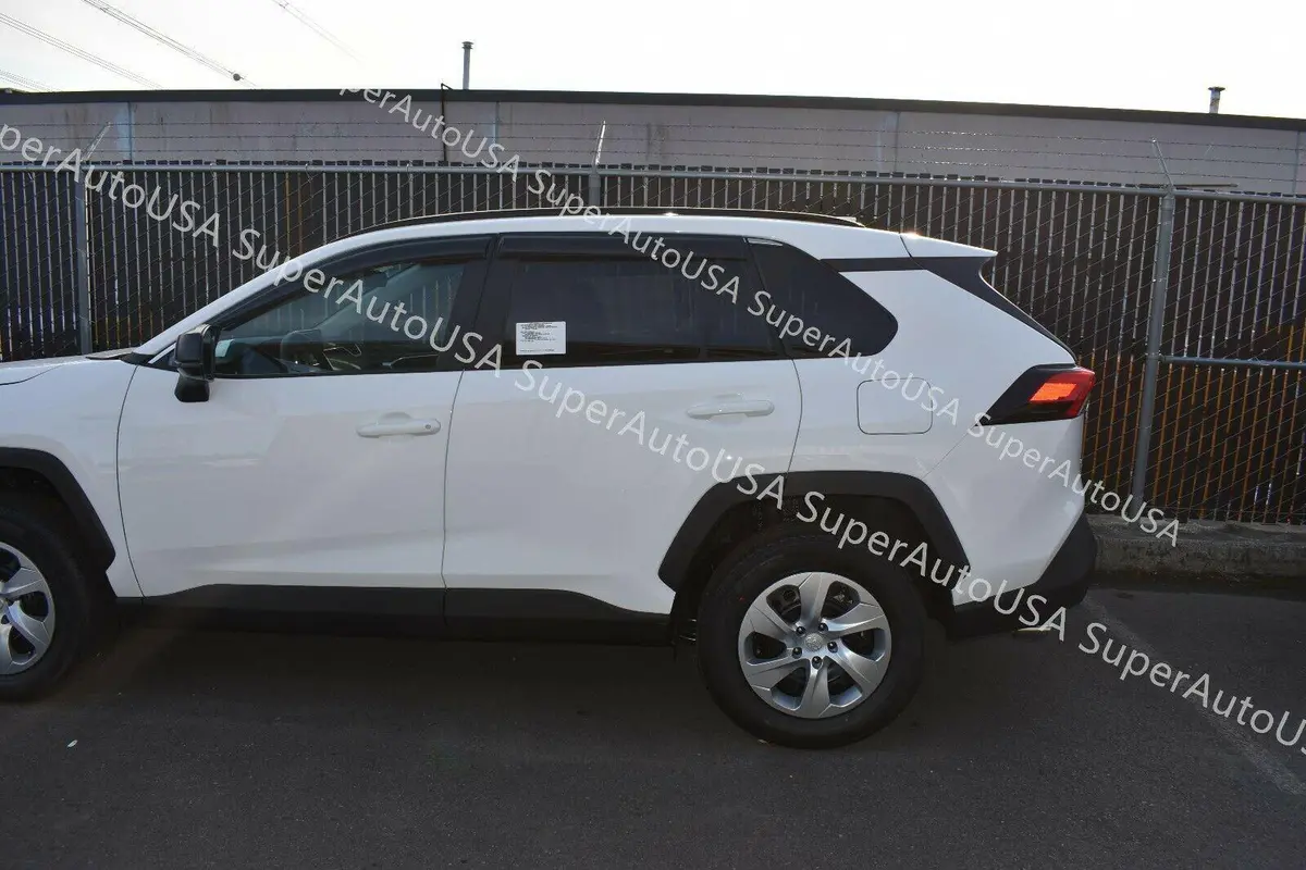Fit 2019-2025 Toyota Rav4 Out-Channel Vent Window Visors Rain Sun Wind Guards Shade Deflectors 2