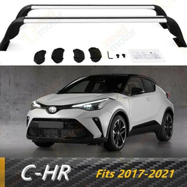 Fit 2017-2021 Toyota Chr Ch-R Roof Rack Cross Bar Oe Style High Grade Aluminum 1