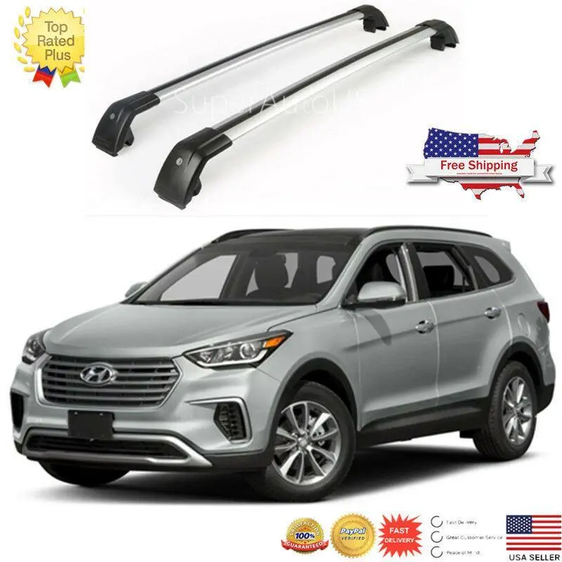 For Hyundai Santa Fe Xl 2013 - 2017 Baggage Luggage Cross Bar 1