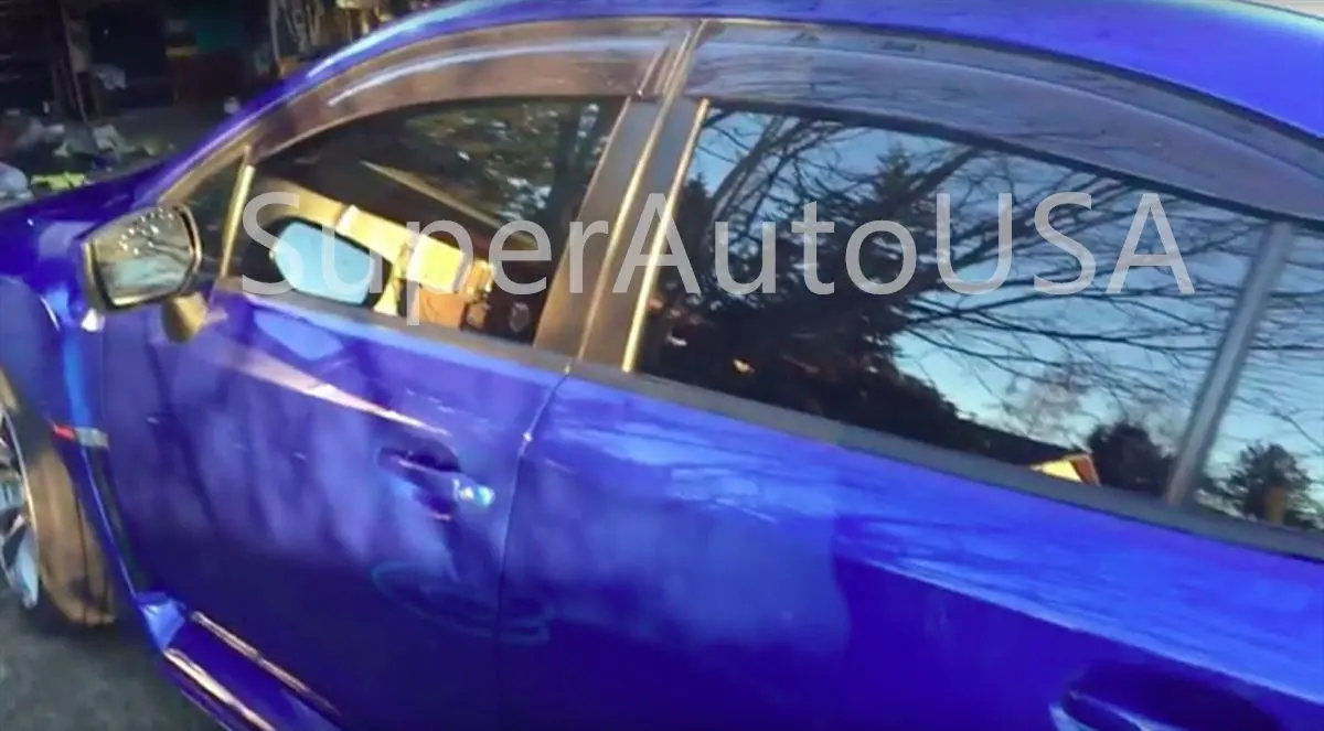 2015-2021 Subaru Wrx Sti Va - Oe Style - Out-Channel Window Visors Rain Guards Shade Deflectors 1