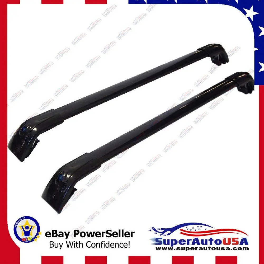 Fit 2014-2024 Bmw X5 Baggage Luggage Cross Bar Crossbar (Black) 1