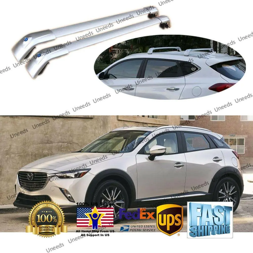Roof Rack Cross Bar - Silver | Mazda Cx5 (2017-2024) 1