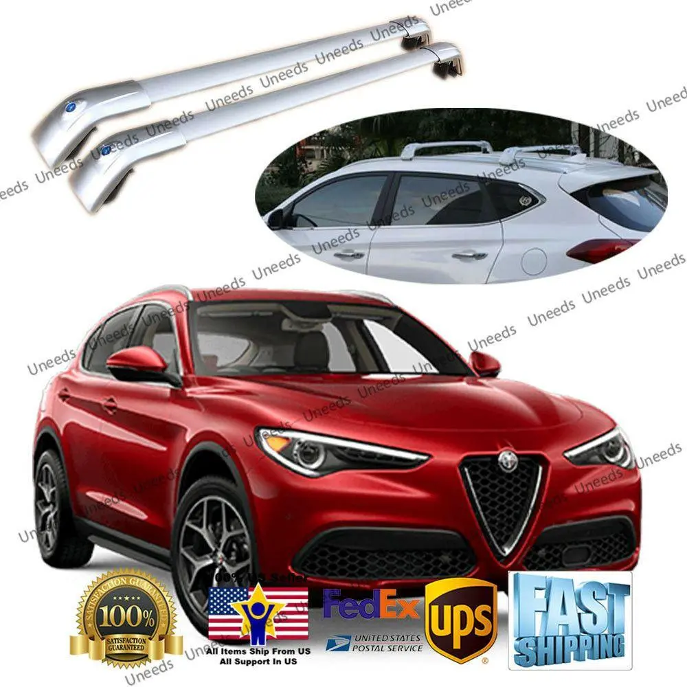 Roof Rack Cross Bar - Silver | Alfa Romeo Stelvio (17-19) 1
