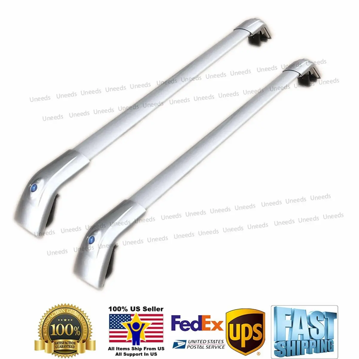 Fit 2016-2019 Chevrolet Bolt Ev Sliver Baggage Luggage Cross Bar 1