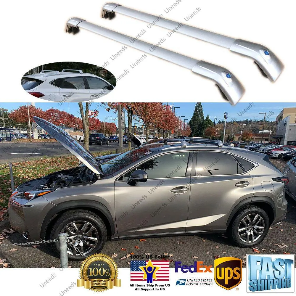 Roof Rack Cross Bar - High-Quality Silver | Lexus Nx200t  (14-20) 1
