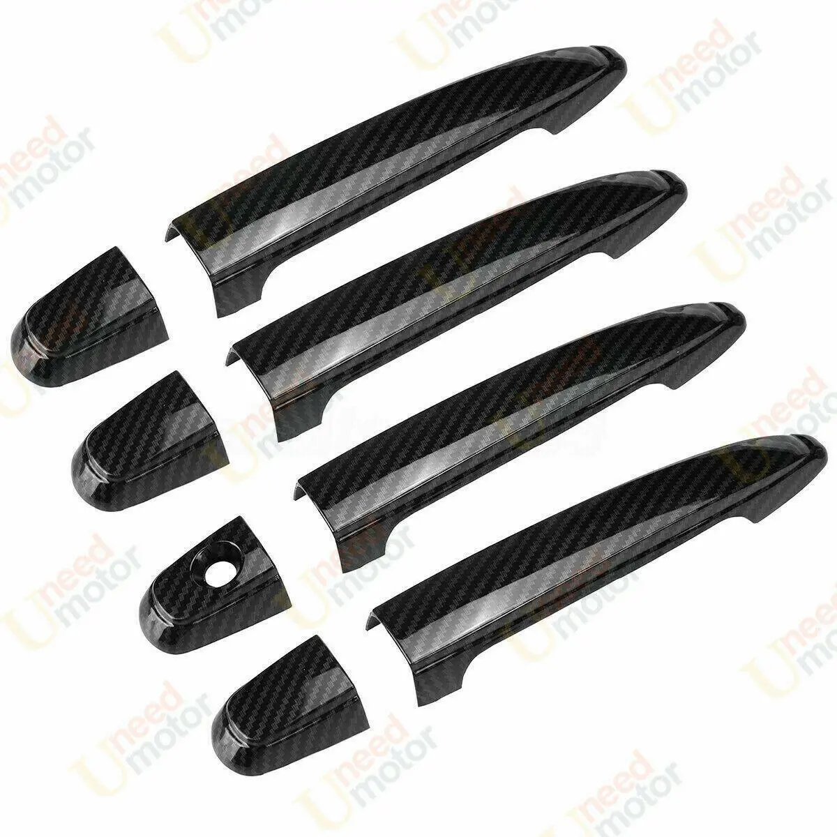 Fit 2005-2011 Toyota Tacoma Door Handle Cover Trim (Carbon Fiber Print) 1