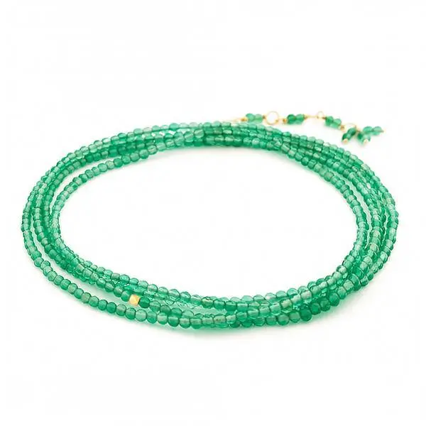 Green Onyx Wrap Bracelet 1