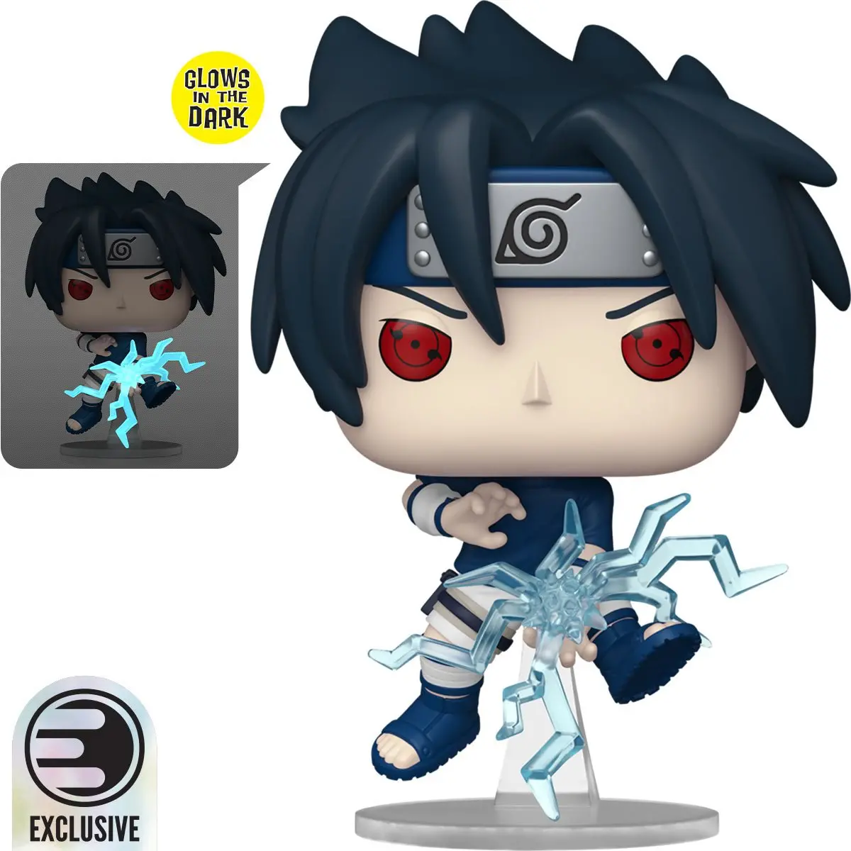 Funko Pop! Naruto - Entertainment Earth Exclusive Glow In The Dark Sasuke [Chidori] 1