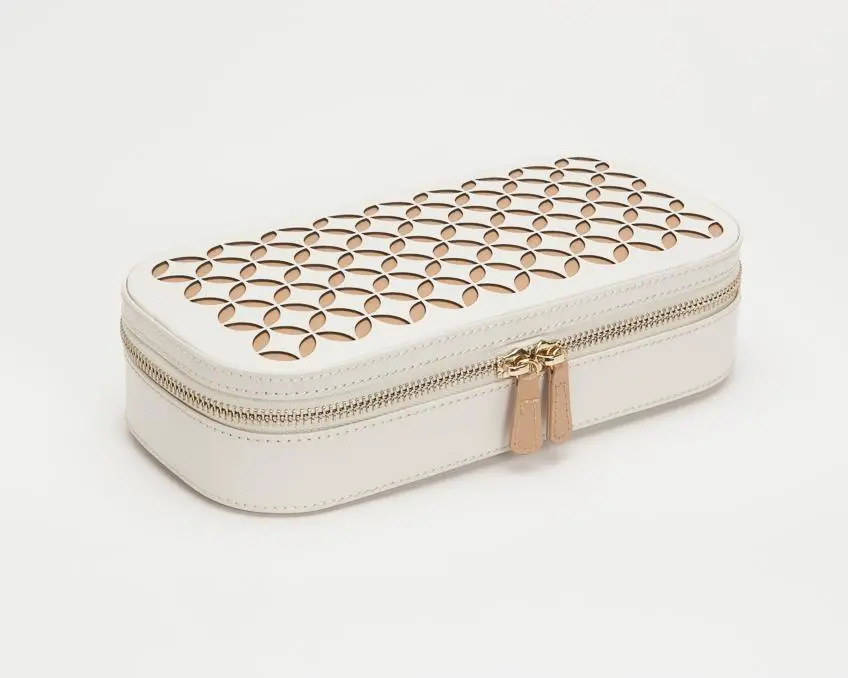 Chloé  Zip Jewellery Case Cream 1