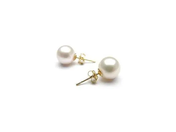 7.5Mm Cultured Pearl Stud Earrings 1