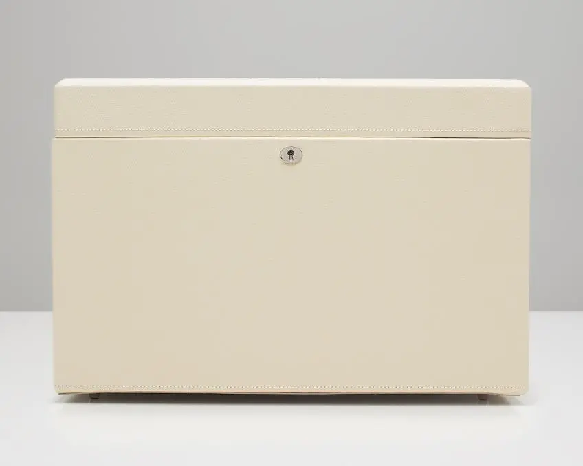 London Large Jewellery Box Cream 1