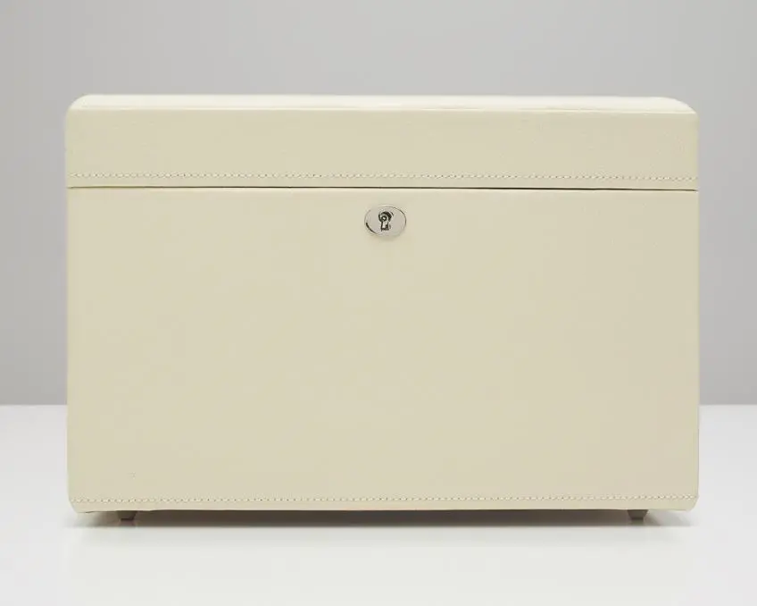 London Medium Jewellery Box Cream 1