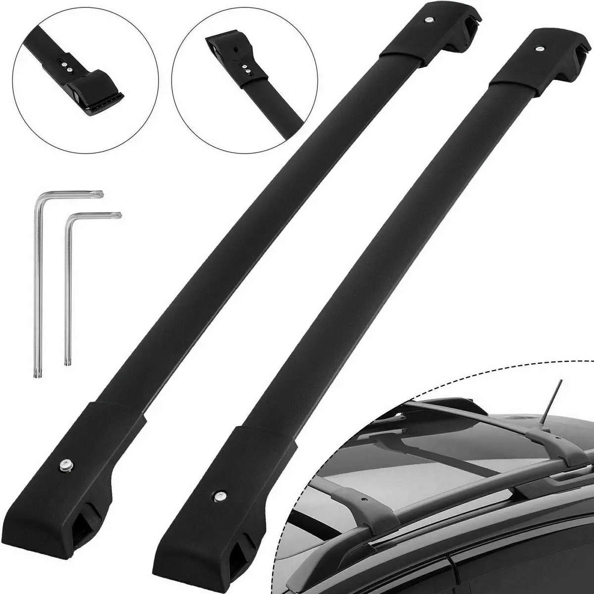 Fit 2019-2020 Subaru Forester Luggage Baggage Top Roof Rack Cross Bars 1