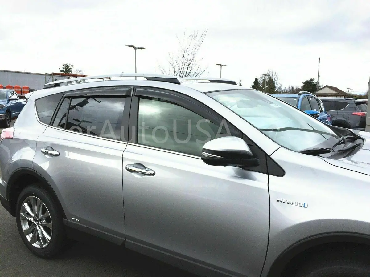 Fit 2011-2021 Jeep Grand Cherokee Window Visors Rain Guards Deflector 2