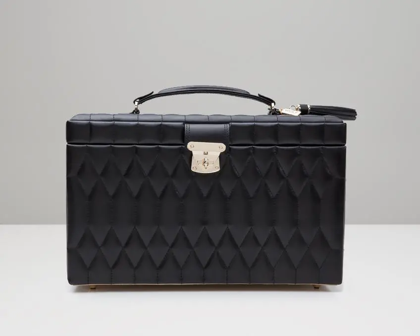 Caroline Large Jewellery Case Black 1