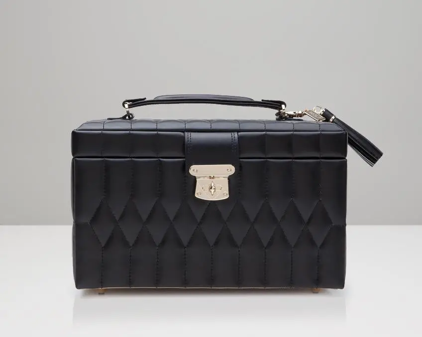Caroline Medium Jewellery Case Black 1