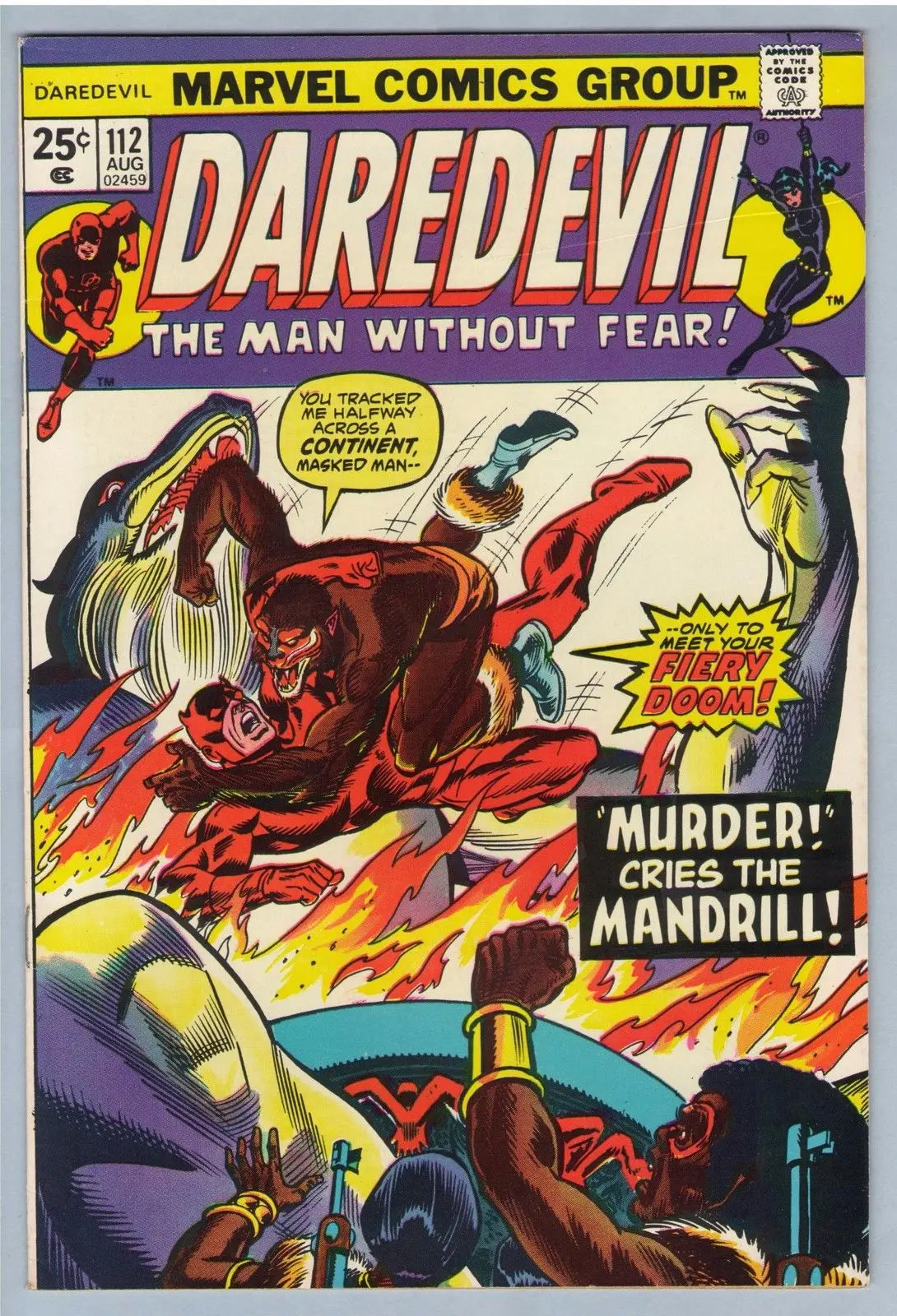Daredevil 112 (Aug 1974) Vf+ (8.5) 1