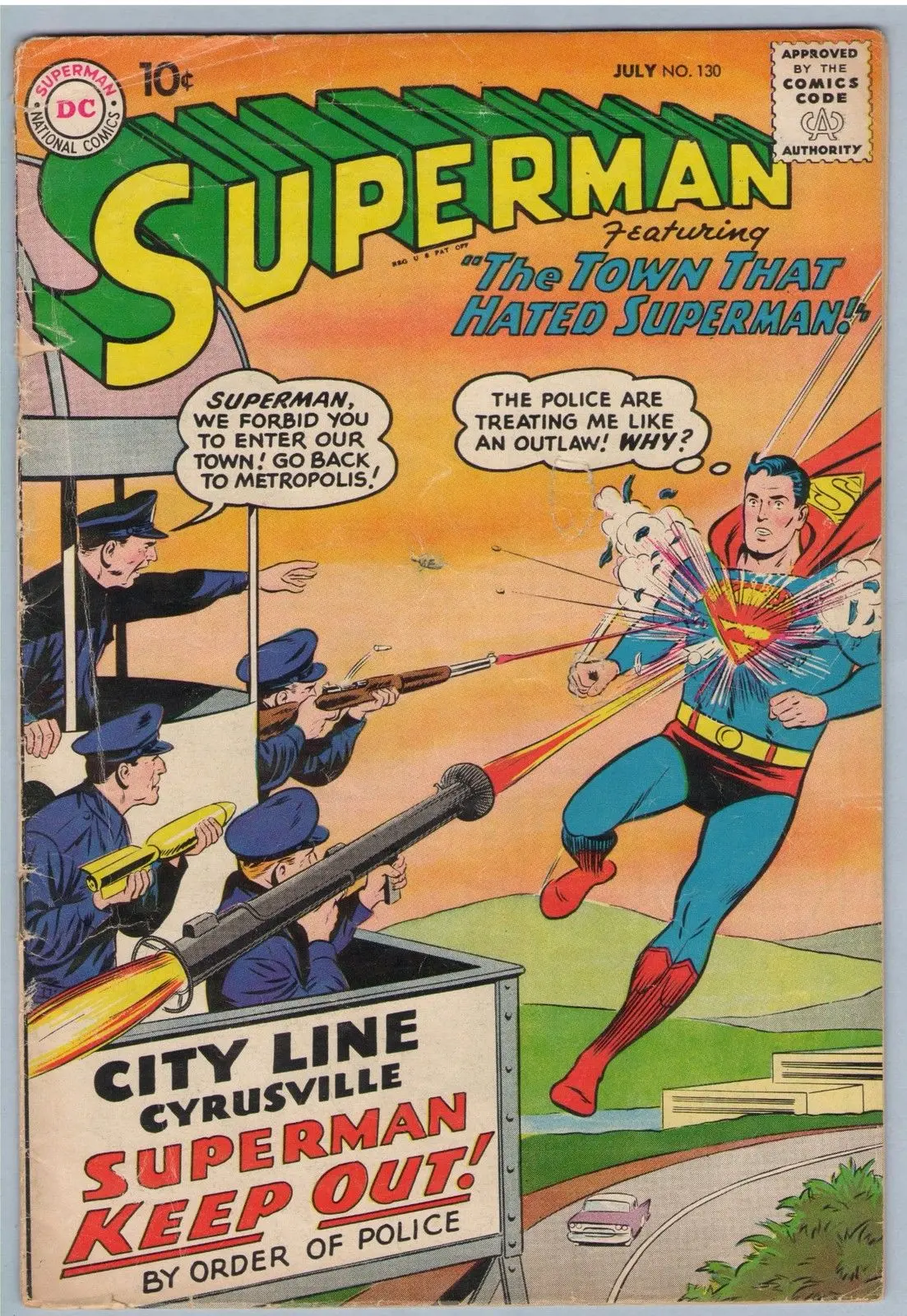 Superman 130 (Jul 1959) Gd (2.0) - 2Nd Appearance Krypto With Superman 1