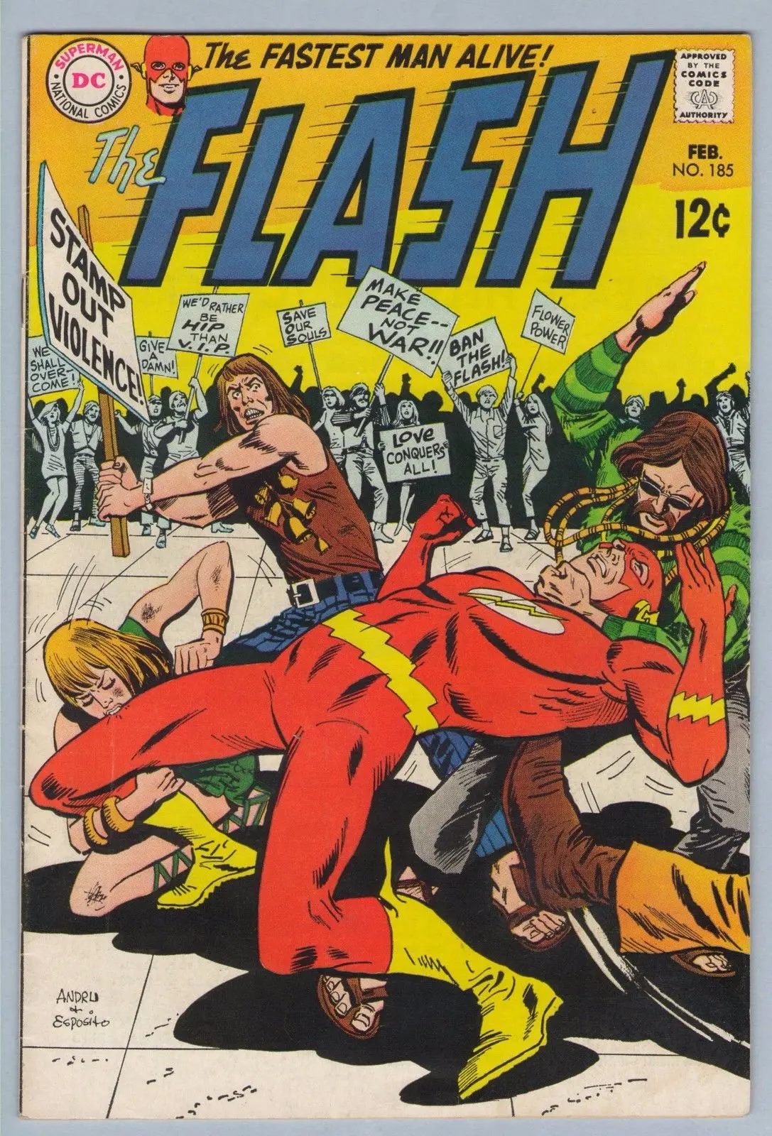 Flash 185 (Feb 1969) Fi- (5.5) 1