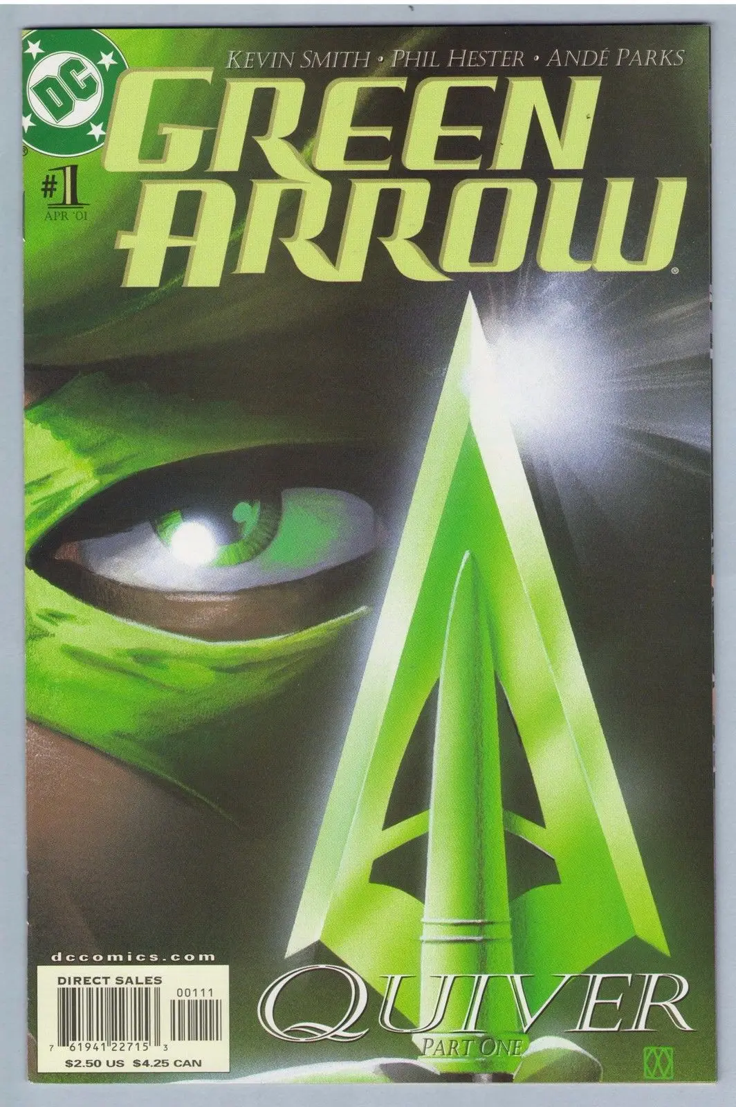 Green Arrow V2 1 (Apr 2001) Nm- (9.2) 1