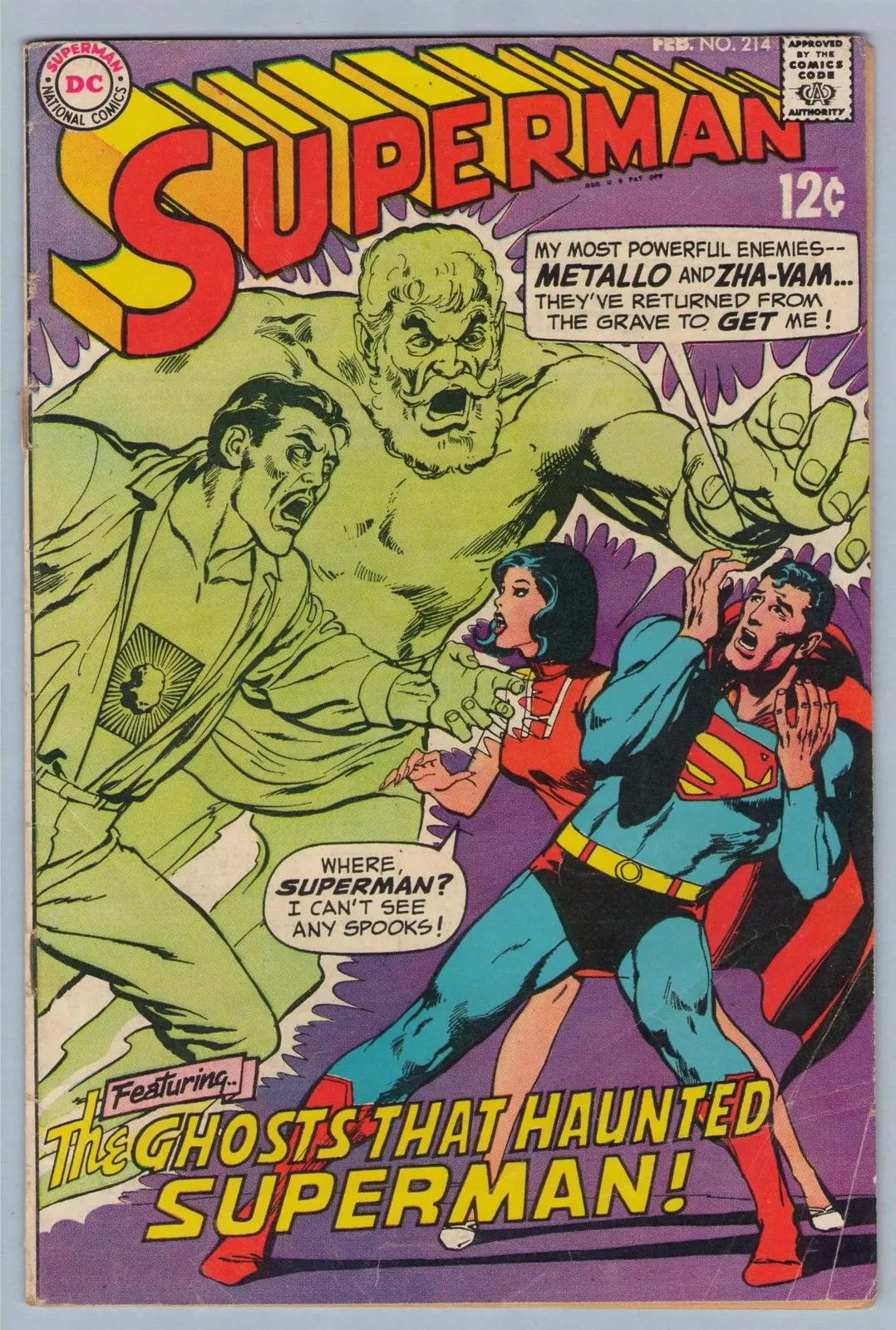 Superman 214 (Feb 1969) Fi- (5.5) 1